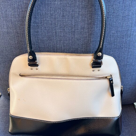 Kate Spade Creme and Black Purse - Picture 2 of 6